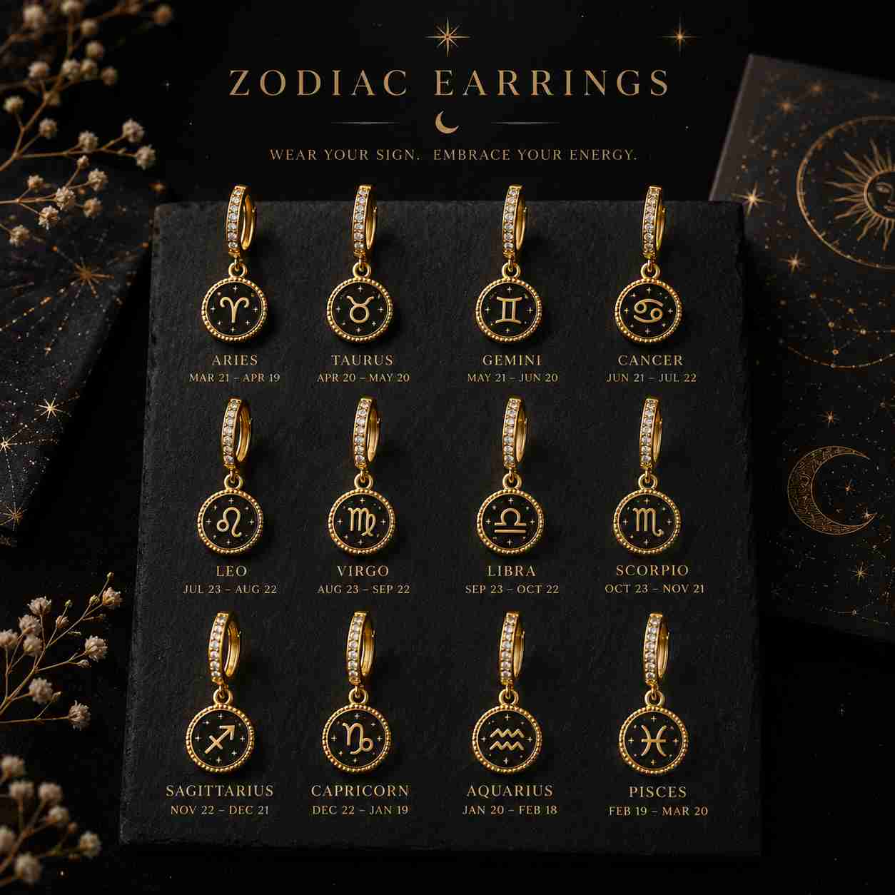 Zodiac Earrings