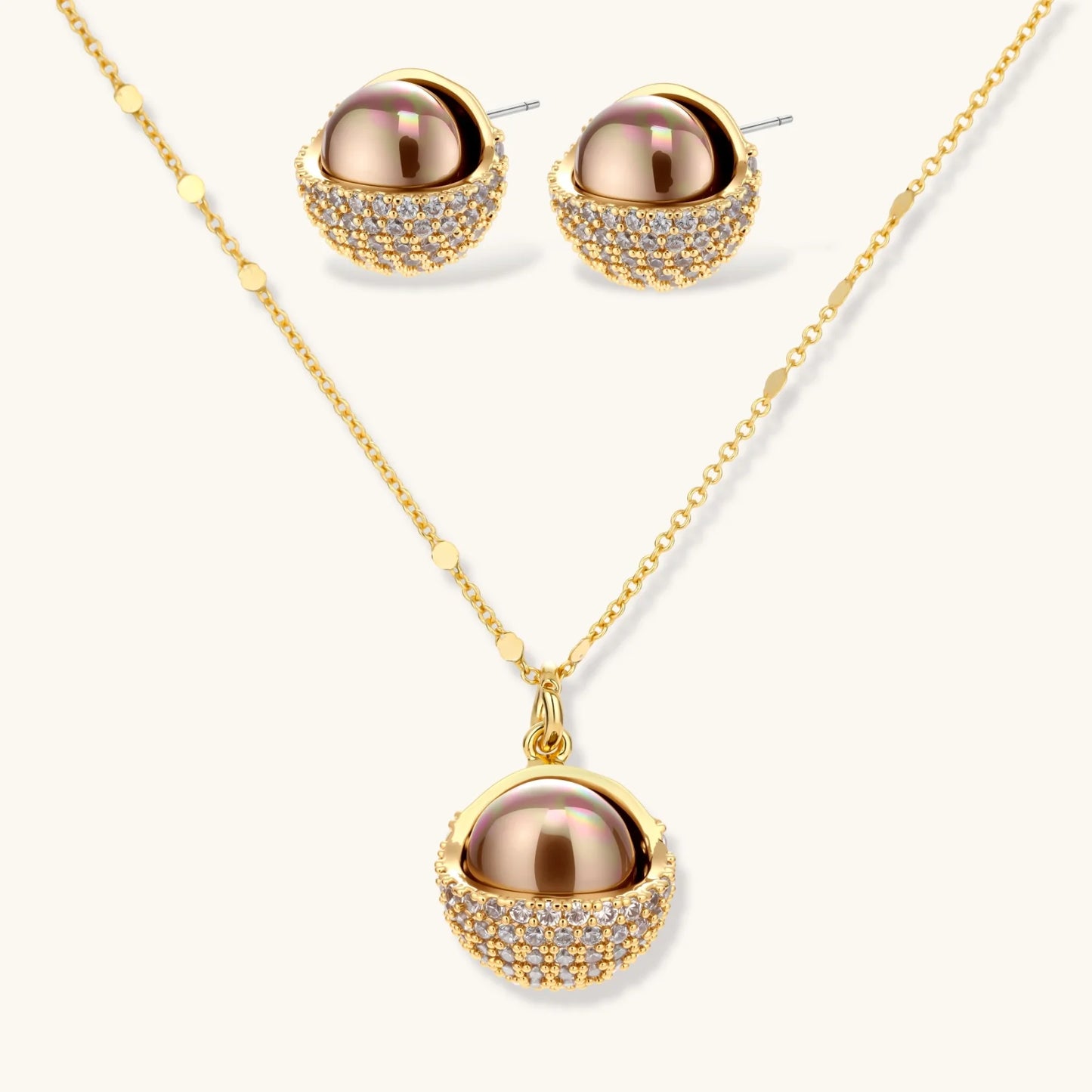 Solar Sphere Jewelry Set by Mystic Haven Jewelry