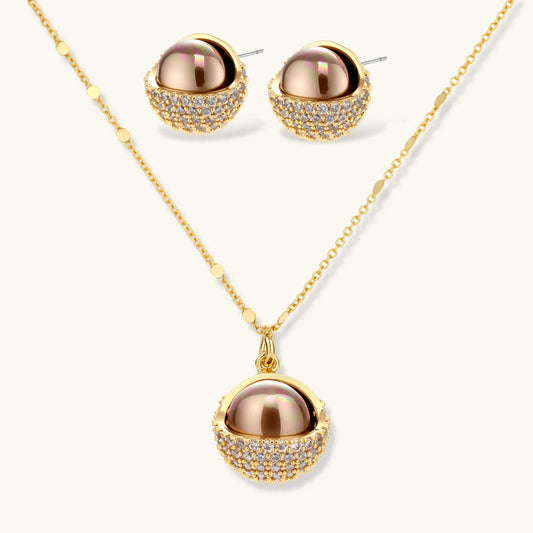Solar Sphere Jewelry Set by Mystic Haven Jewelry