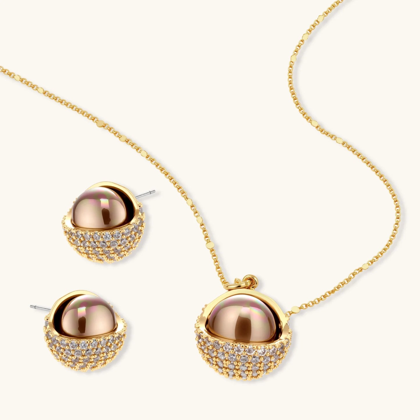 Solar Sphere Jewelry Set by Mystic Haven Jewelry