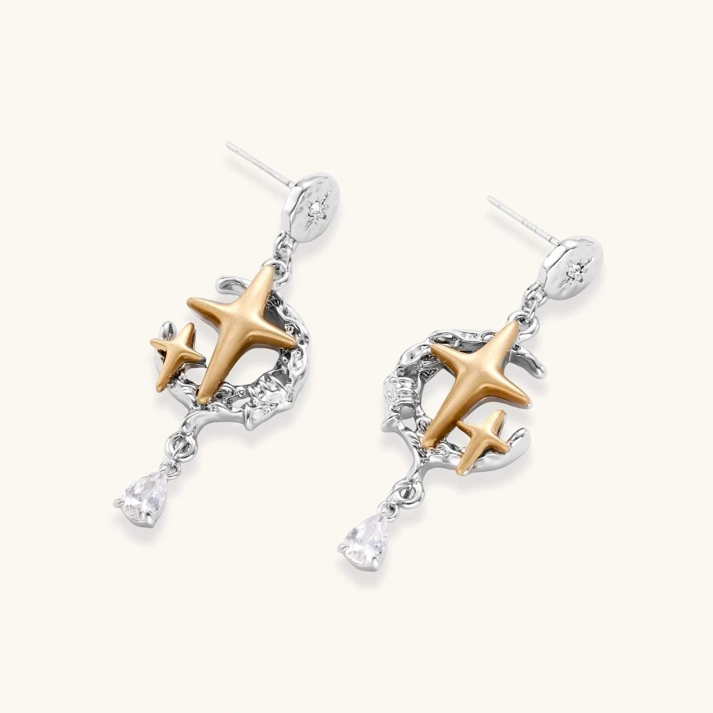 Celestial Star Moon Set by Mystic Haven Jewelry