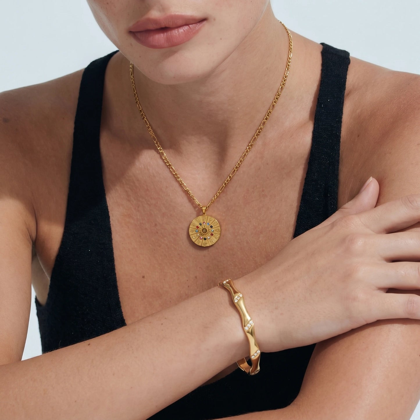Zodiac Wheel Necklace by Mystic Haven Jewelry