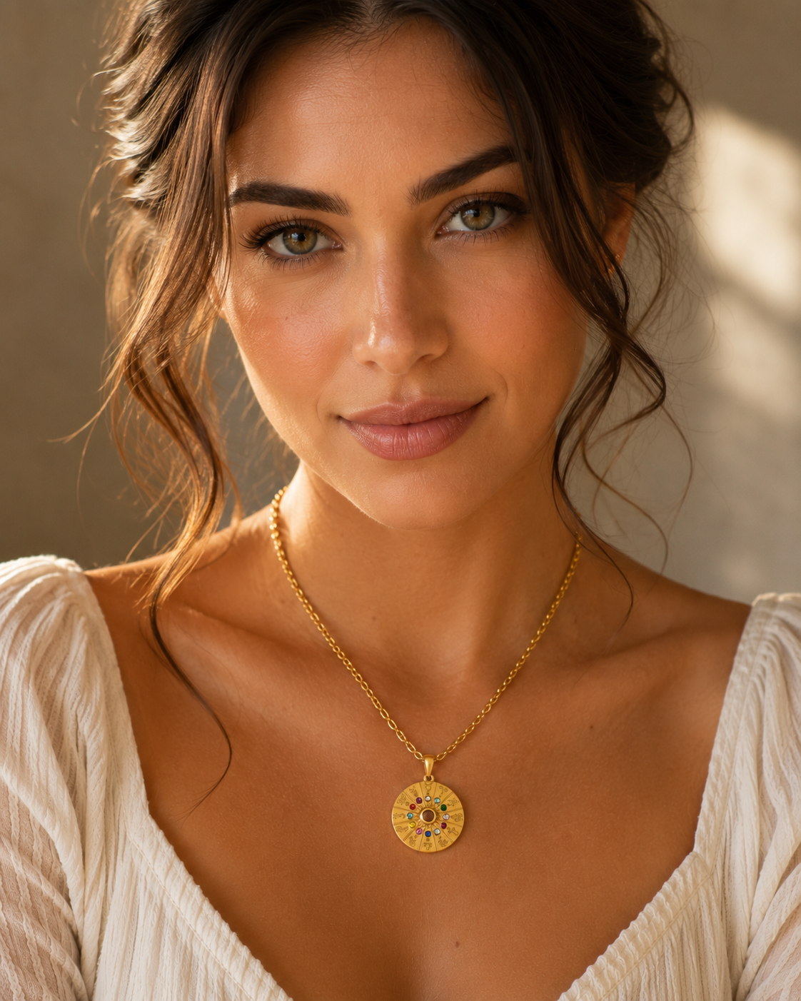 Zodiac Wheel Necklace by Mystic Haven Jewelry